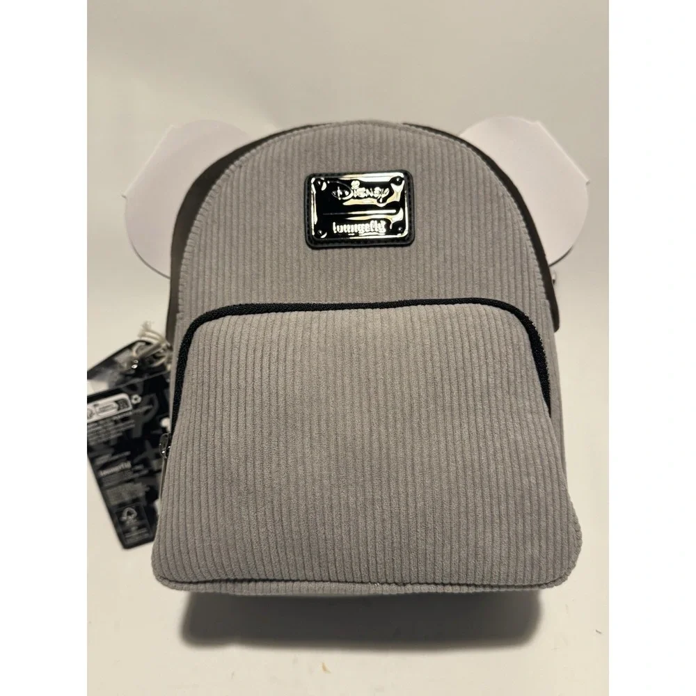 NEW Loungefly Disney Steamboat Willie Corduroy Mini Backpack